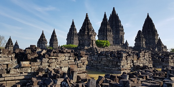 Prambanan tempelcomplex bij Yogyakarta